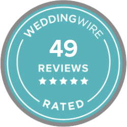 49 5 star reviews on weddingwire